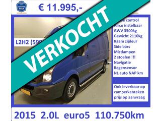 Volkswagen CRAFTER Z. 2015 2.0L 109pk L2H2 cruise airco 110.750km !!!