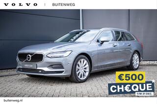 Volvo V90 T5 Momentum | Lederen bekleding | Panoramisch dak | Verwarmbare voorruit | Dodehoekdetectie | Parkeersensoren