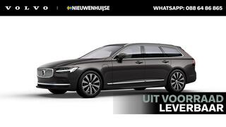 Volvo V90 T6 Long Range Recharge AWD Ultimate Bright | Nappa Leder met ventilatie | Massagefunctie | Visual Park assist | Google navigatie